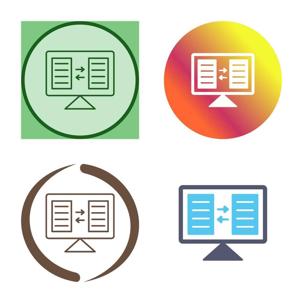 File Sharing Vector Icon