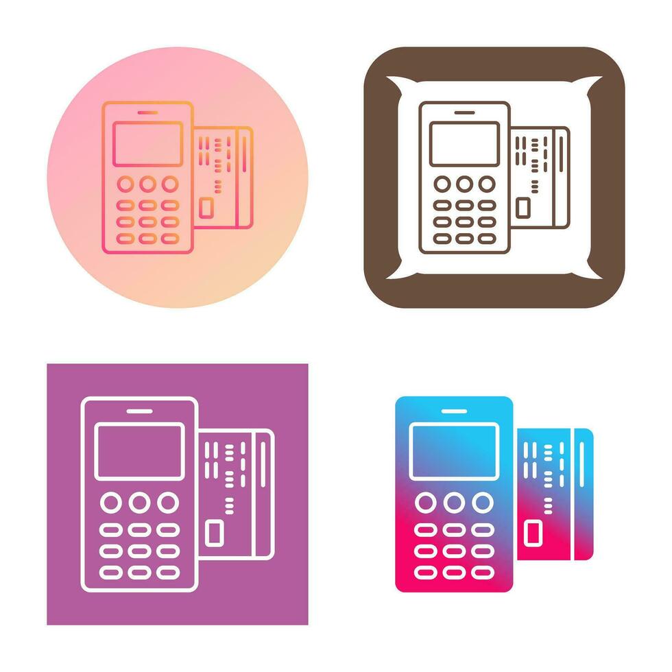 Card Machine Vector Icon