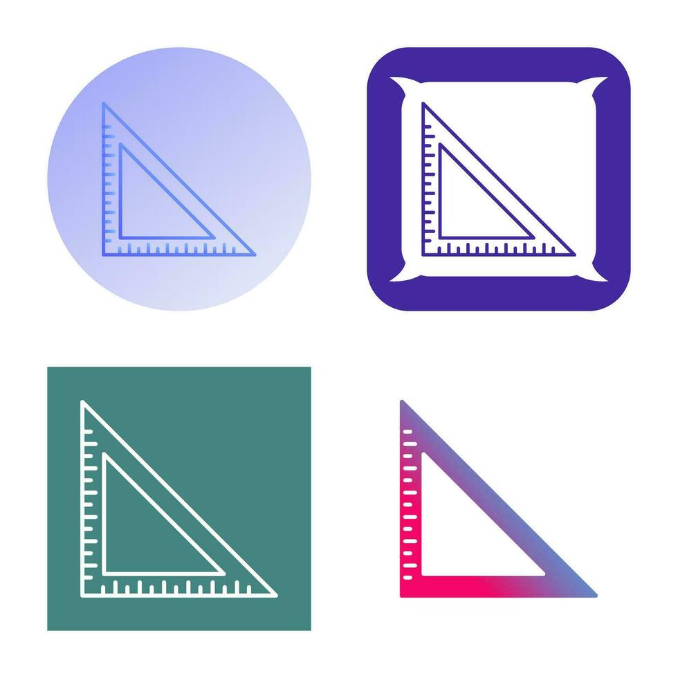 Set Square Vector Icon