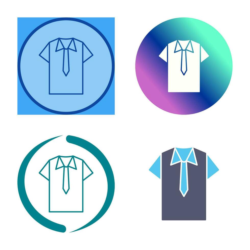 Shirt and Tie Vector Icon