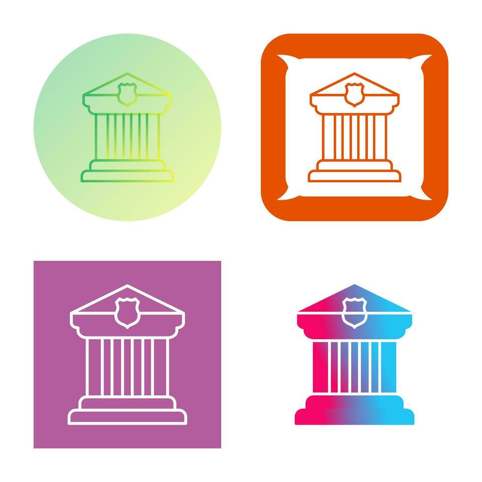 Courthouse Vector Icon