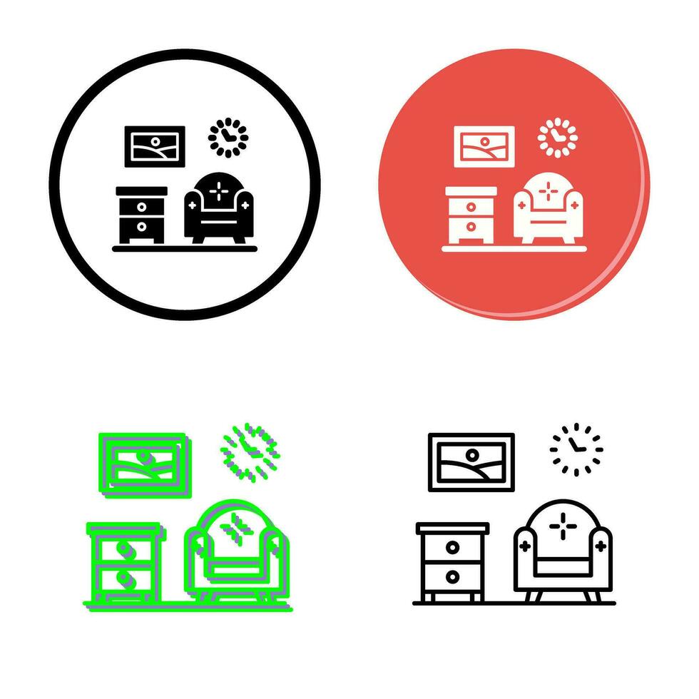 Living Room Vector Icon