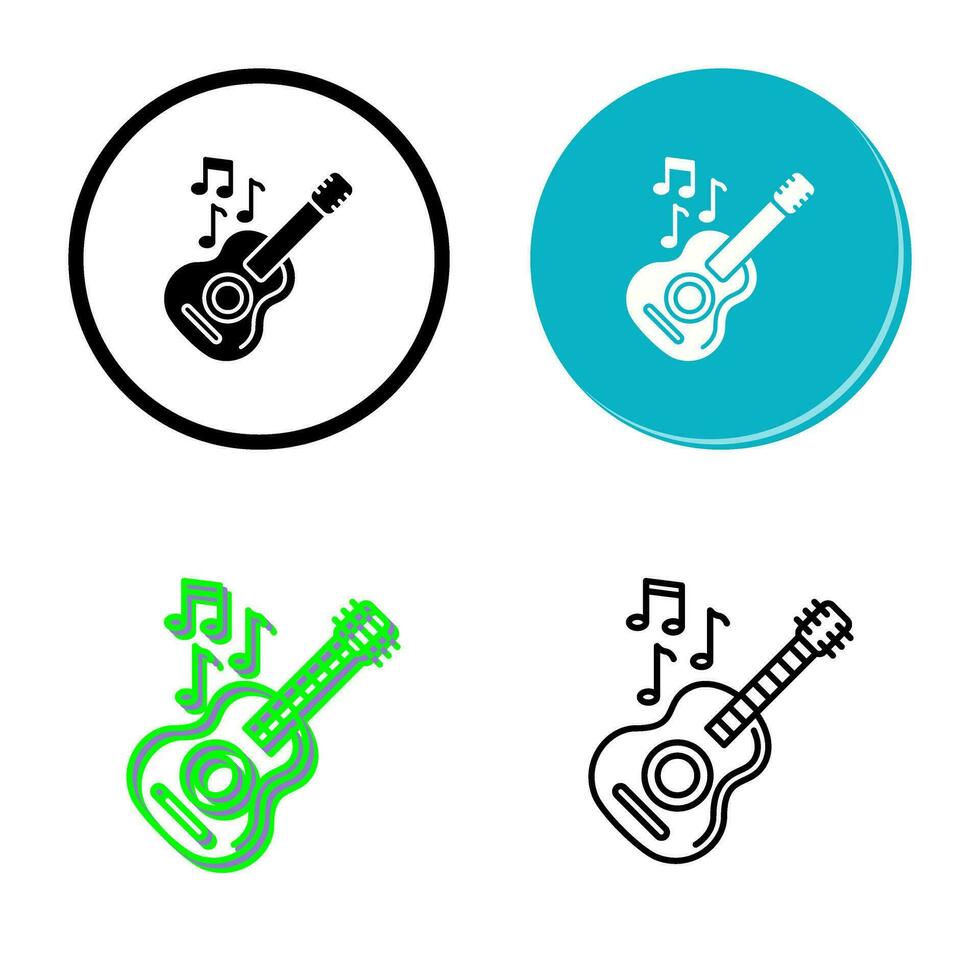 icono de vector de guitarra