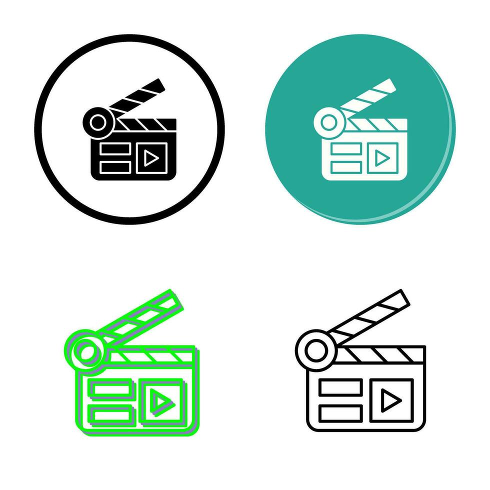 Clapper Board Vector Icon