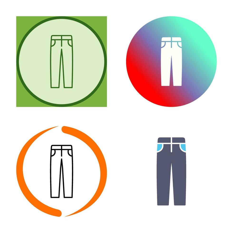 Men's Pants Vector Icon