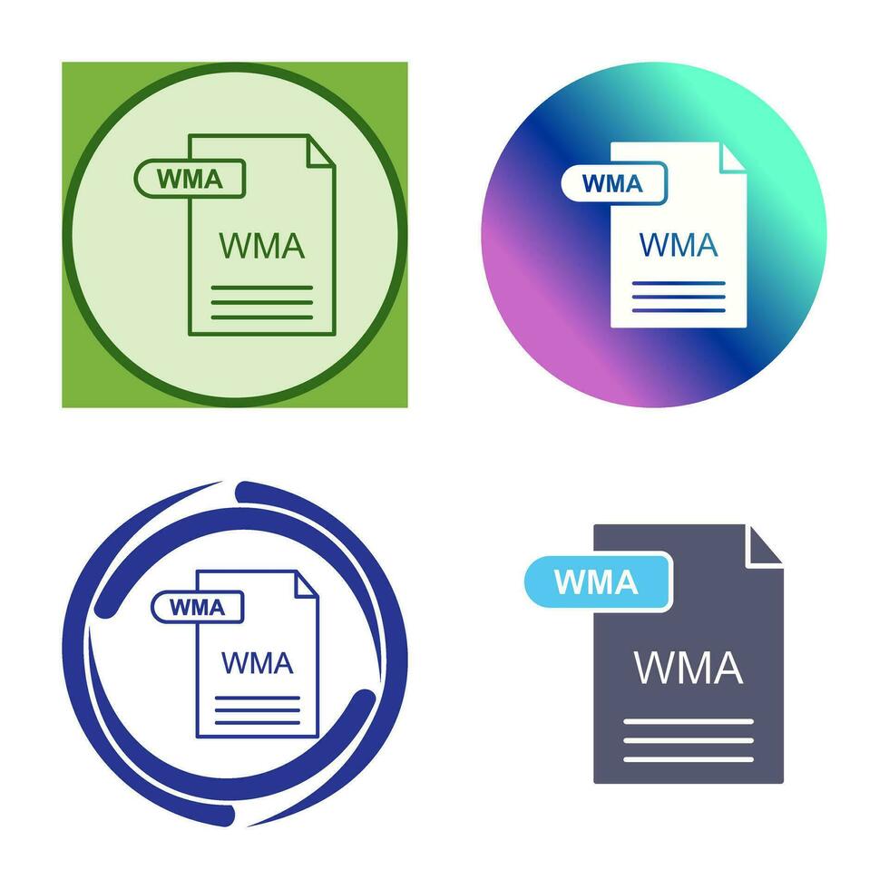 WMA Vector Icon