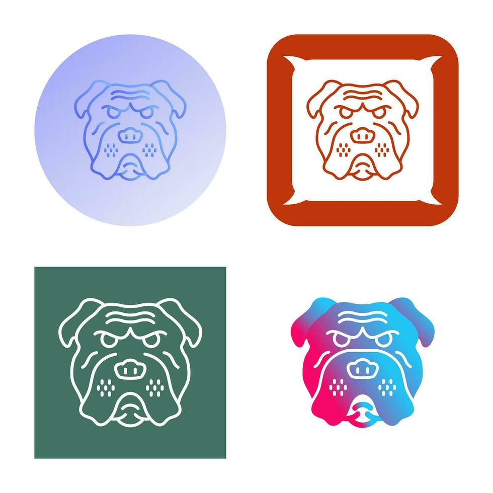 Bulldog Vector Icon