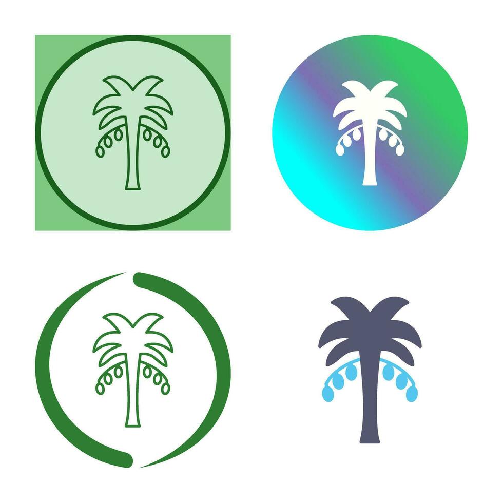 Coconut trees Vector Icon