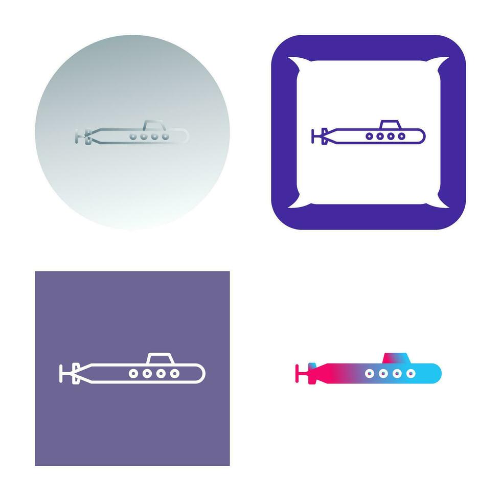 Submarine Vector Icon