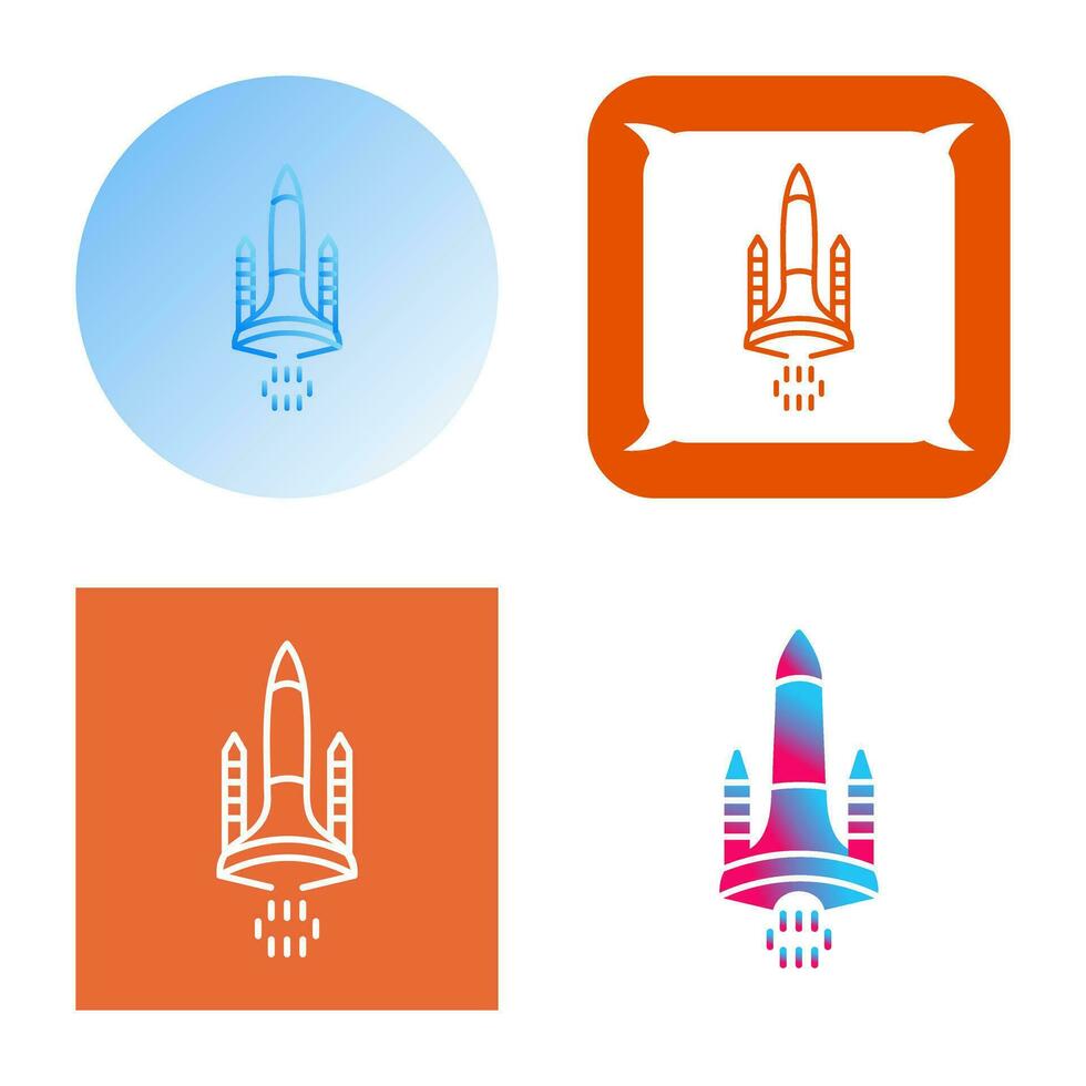 Space Shuttle Vector Icon