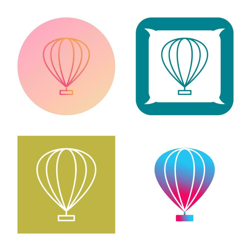 Hot Air Balloon Vector Icon