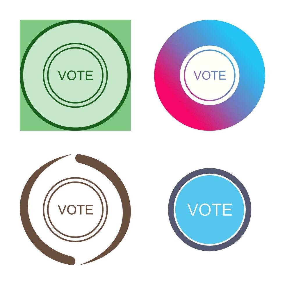 Vote Link Vector Icon