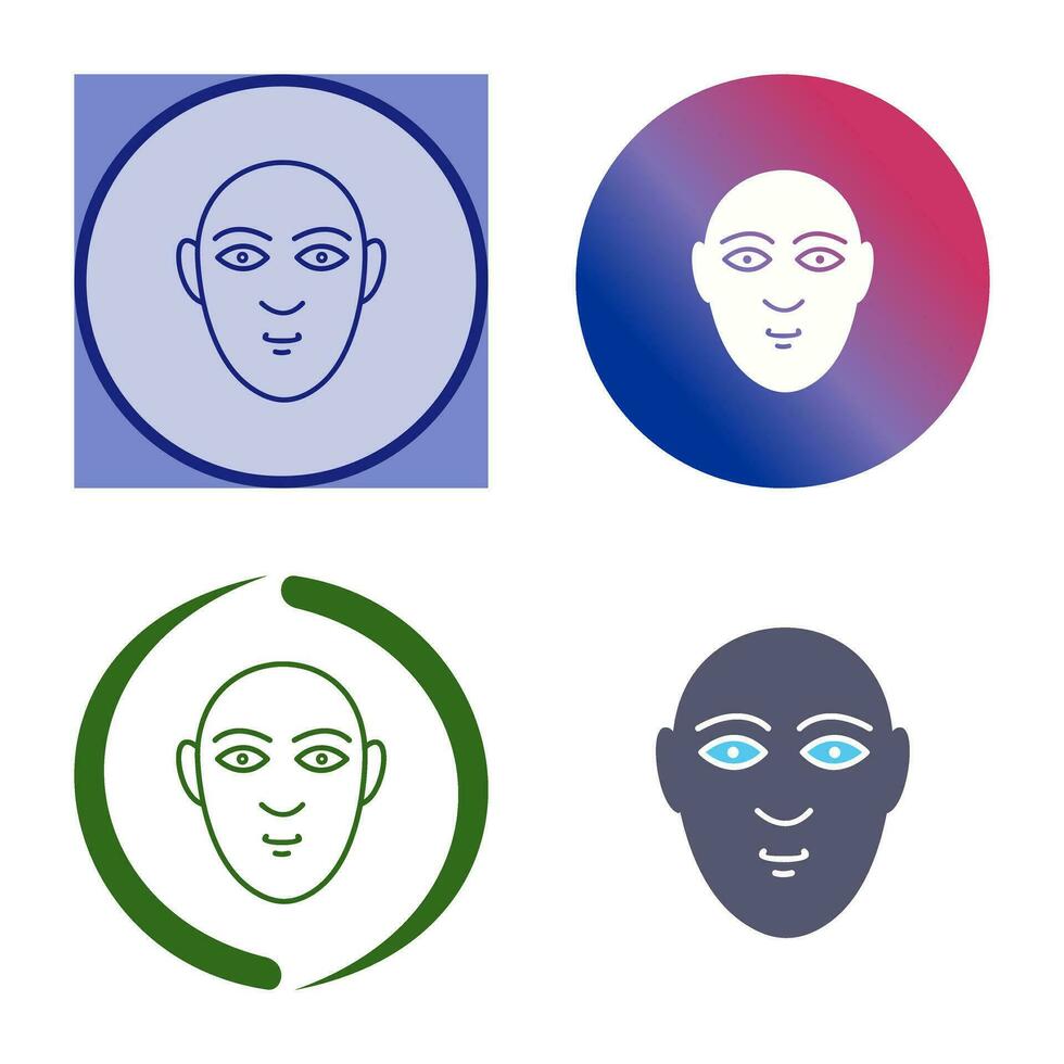 Human Face Vector Icon