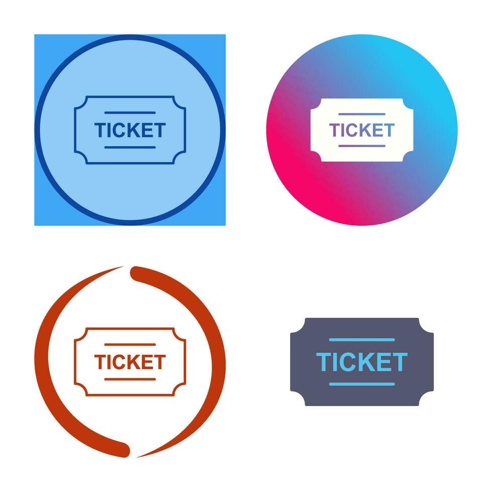 Tickets Vector Icon