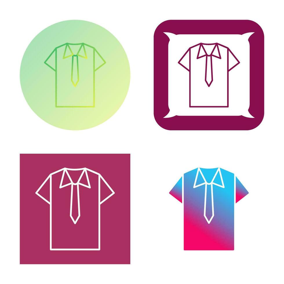 Shirt and Tie Vector Icon