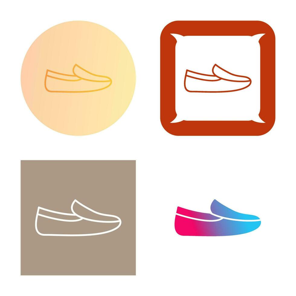 Men's Loafers Vector Icon