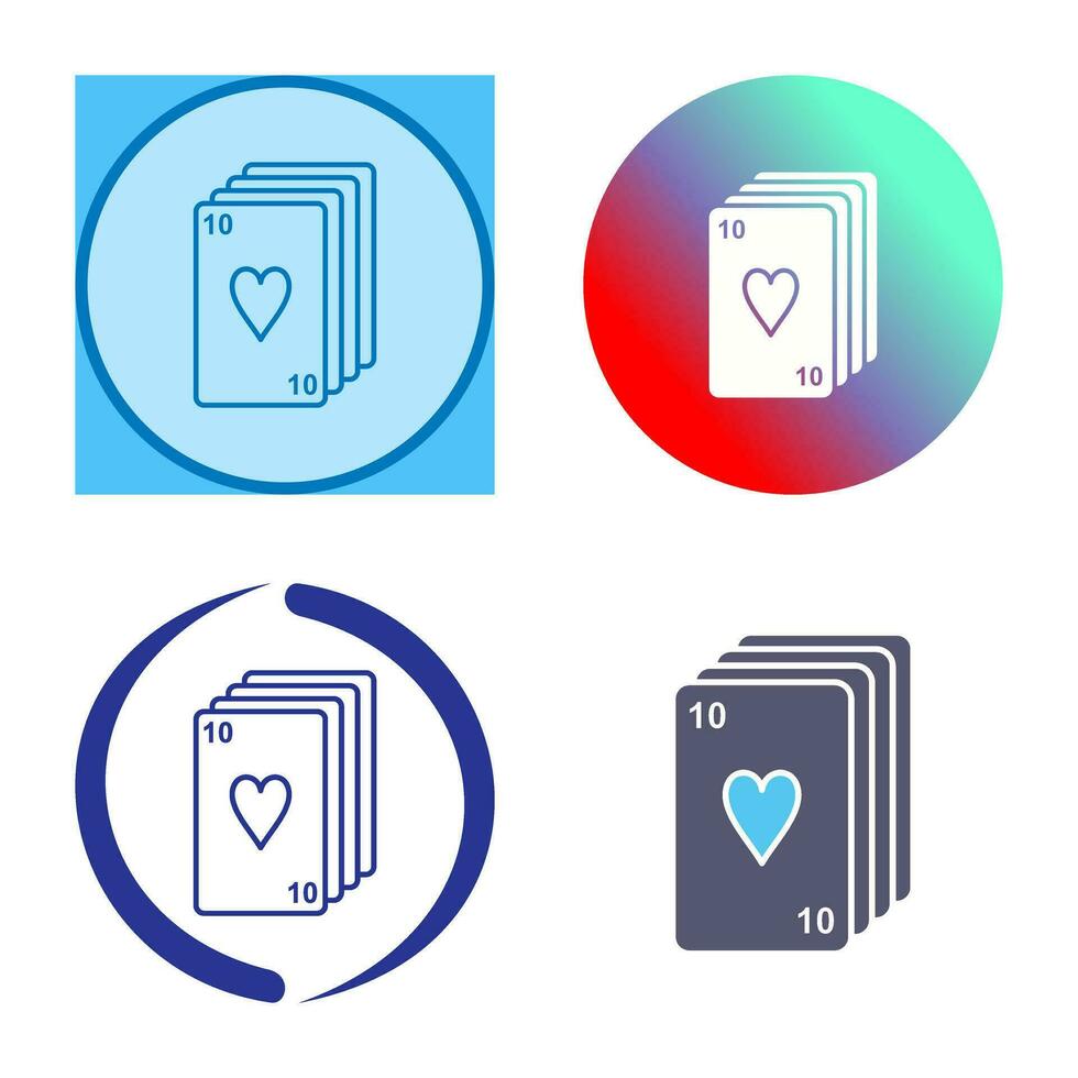 Deck of Cards Vector Icon