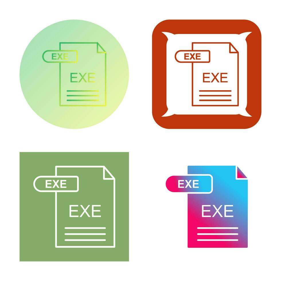 EXE Vector Icon
