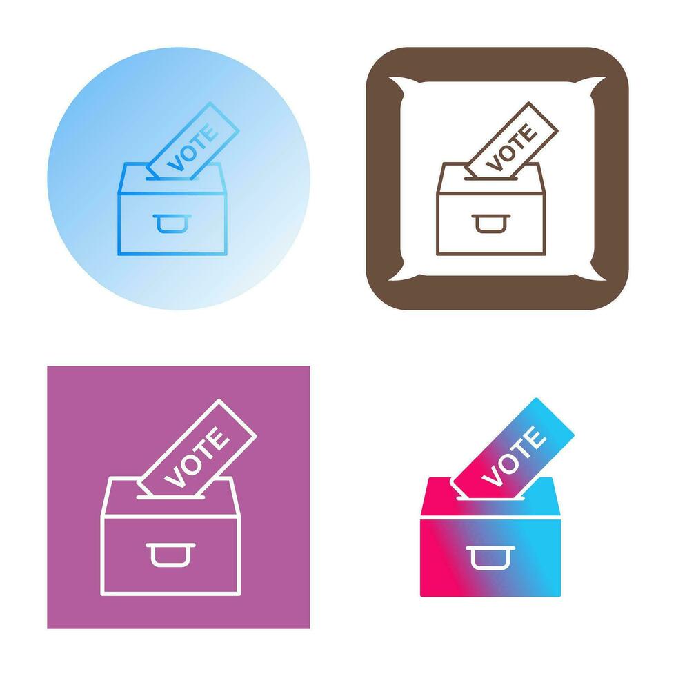 Casting Vote Vector Icon