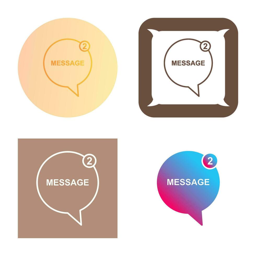 Message Bubbles Vector Icon