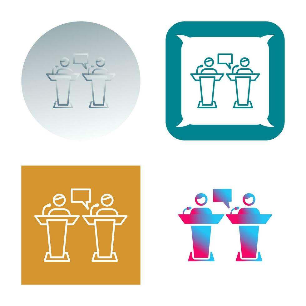 Debate Vector Icon