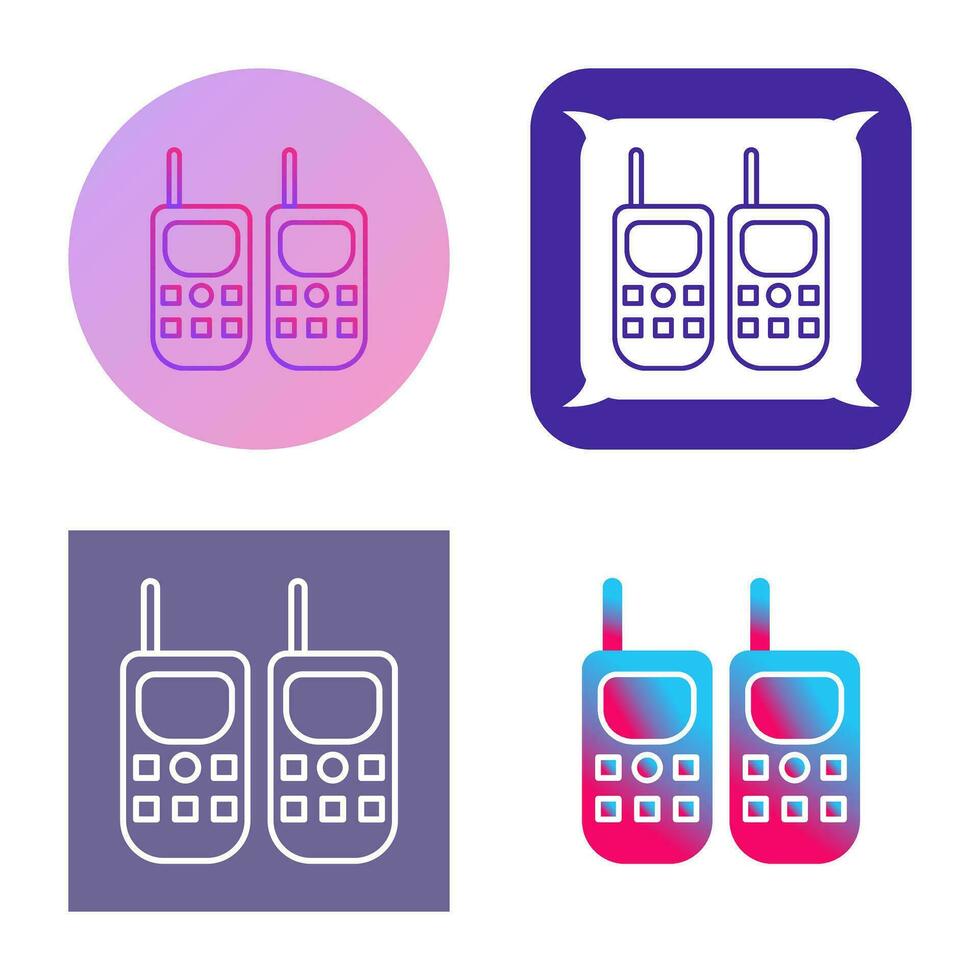 Walkie Talkie Vector Icon