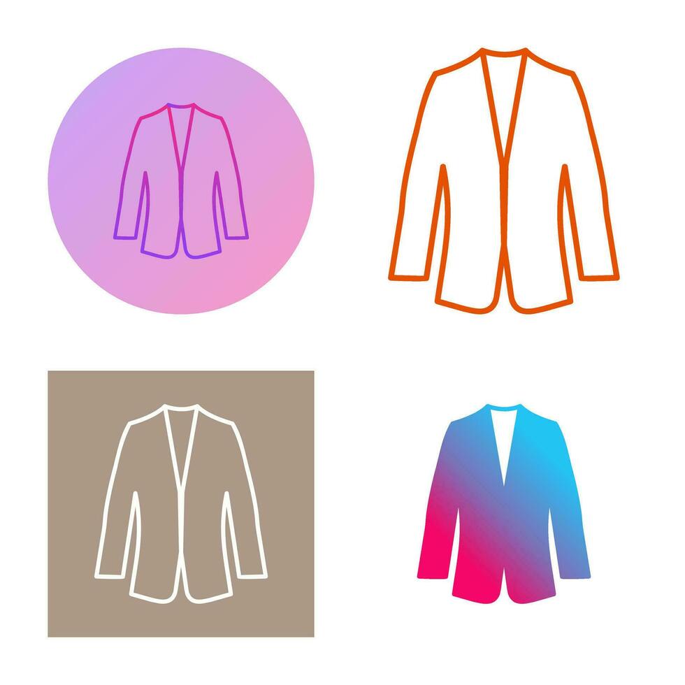 icono de vector de traje