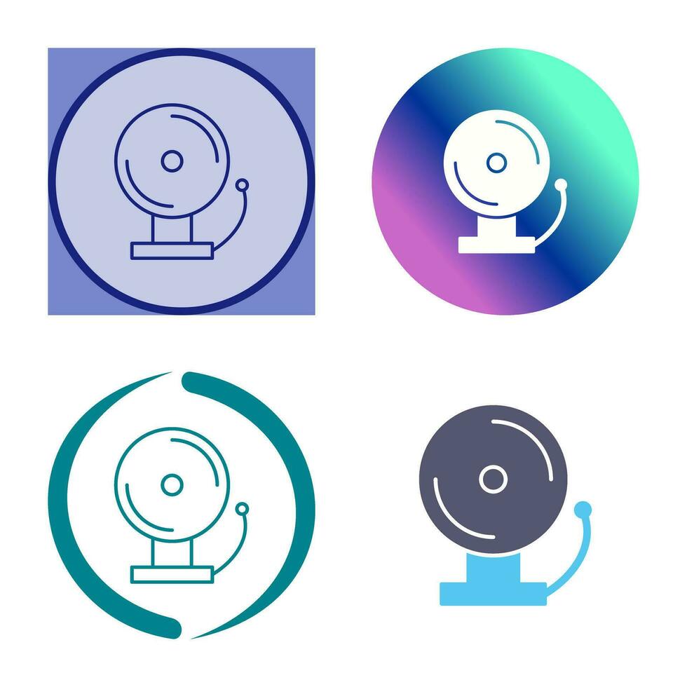 Unique Fire Alarm Vector Icon