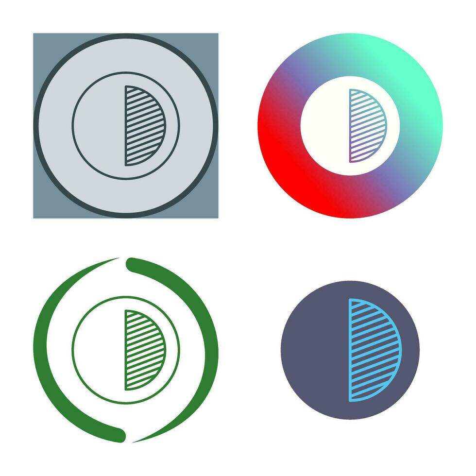 Unique Contrast Vector Icon