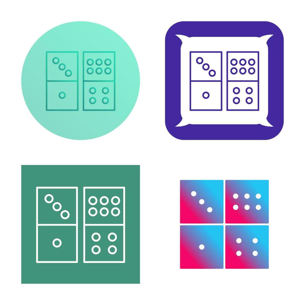 Domino Game Vector Icon