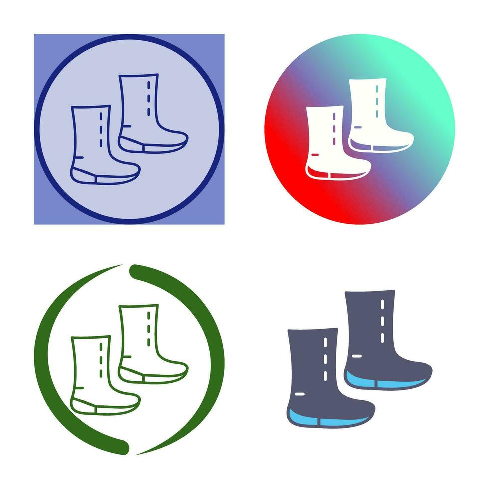 Unique Boots Vector Icon