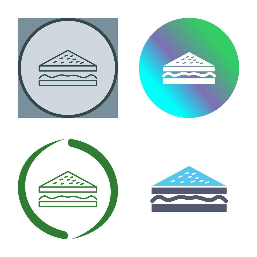 Unique Sandwich Vector Icon