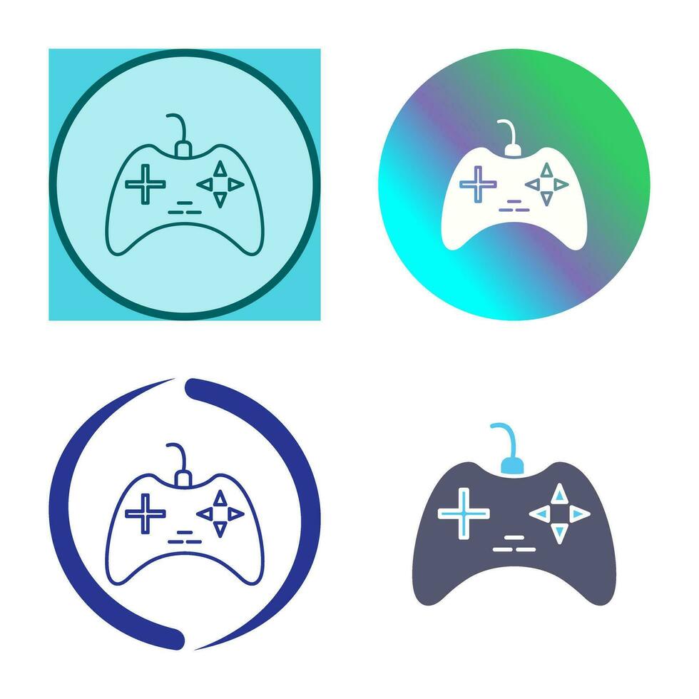 icono de vector de consola de juegos único