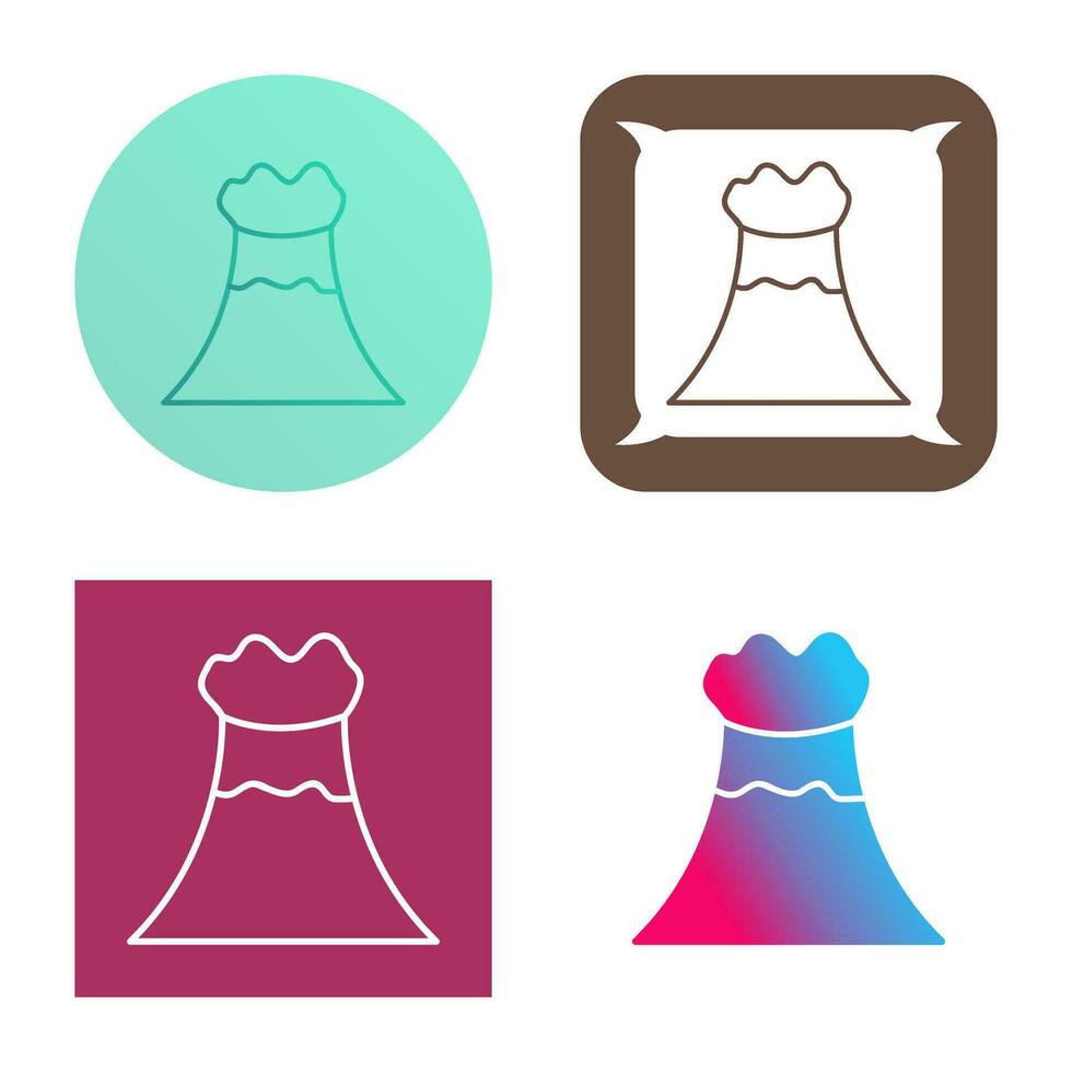 Volcano Vector Icon