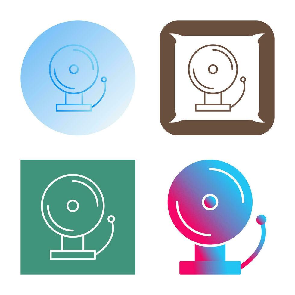 Unique Fire Alarm Vector Icon