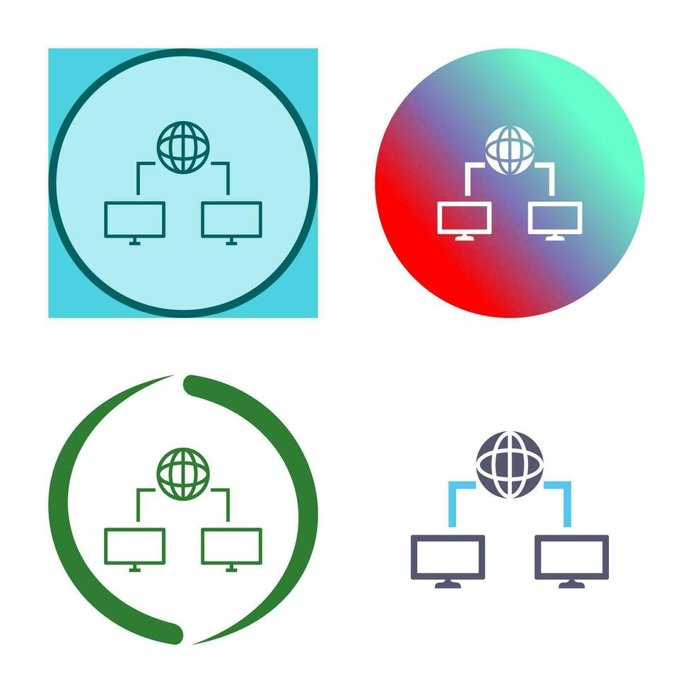 Unique Internet Connectivity Vector Icon