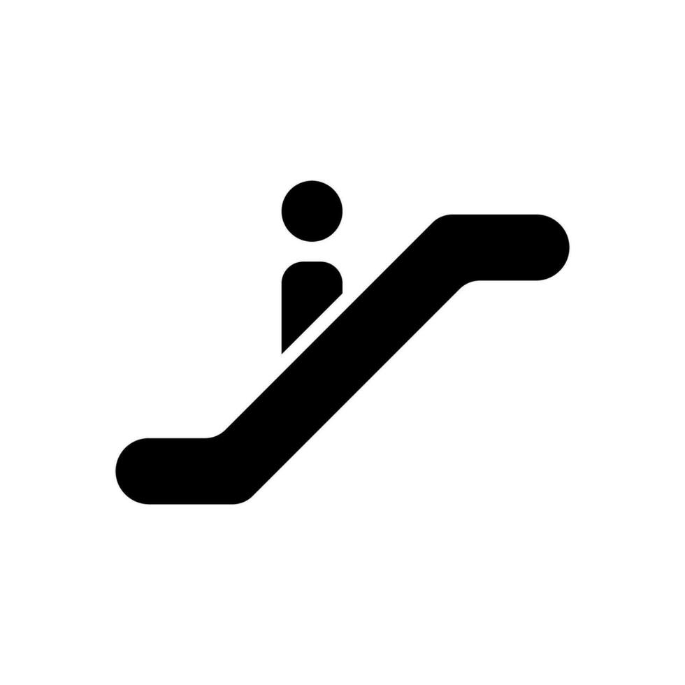 escalator icon design vector template