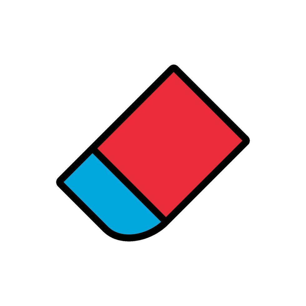 eraser  icon design vector