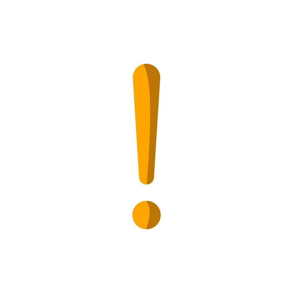 exclamation icon design vector