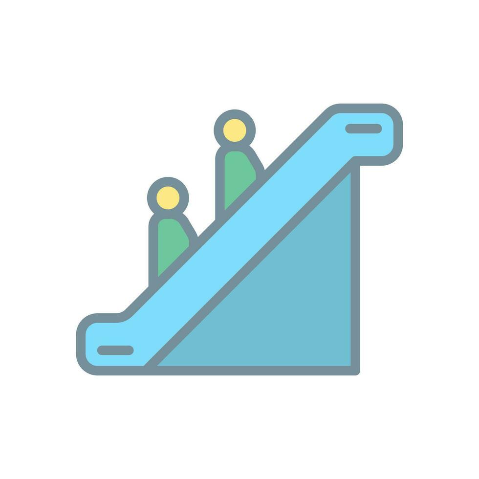 escalator icon design vector template