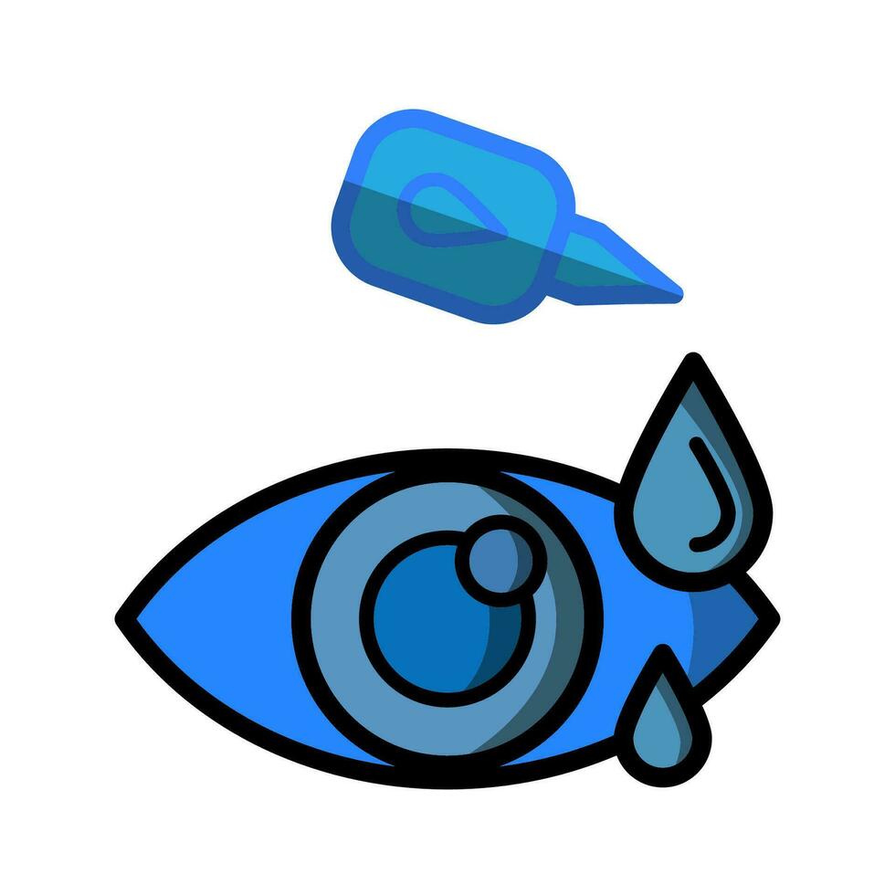 eye drops icon design vector
