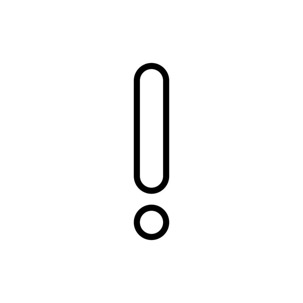 exclamation icon design vector