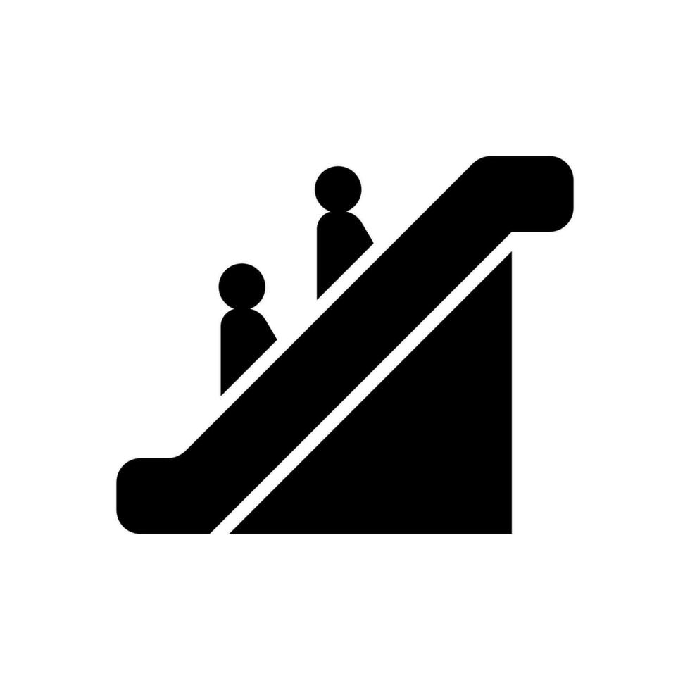 escalera mecánica icono diseño vector modelo