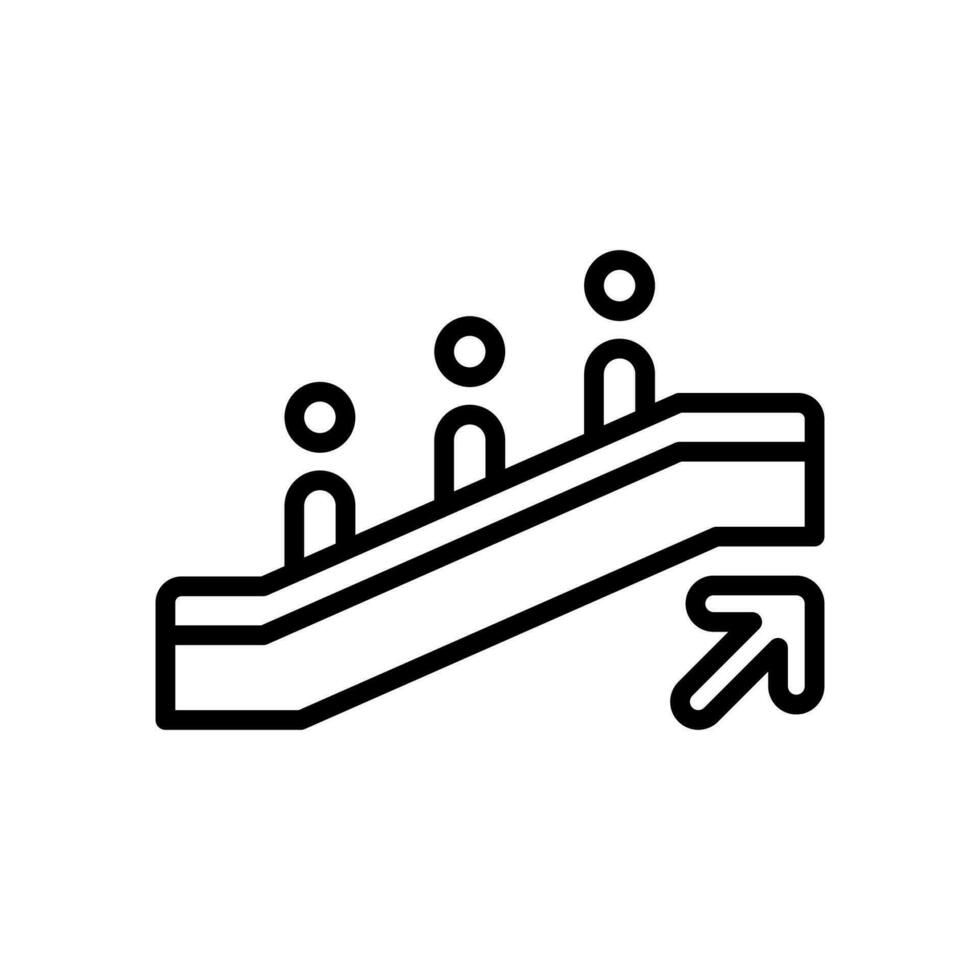 escalator icon design vector template