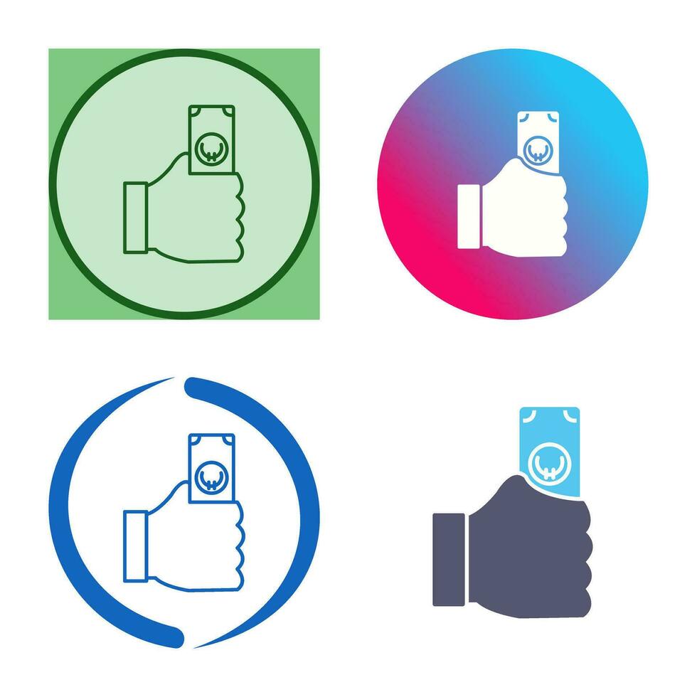Unique Cash Vector Icon