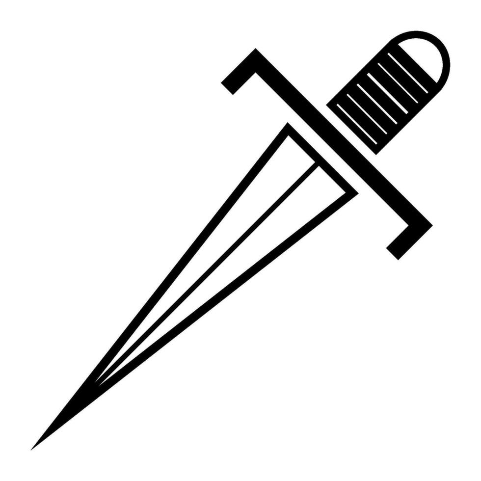 dagger icon design vector template