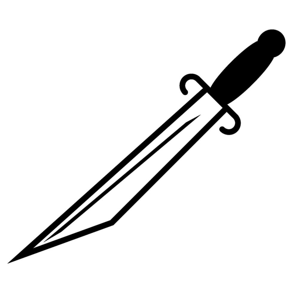 dagger icon design vector template