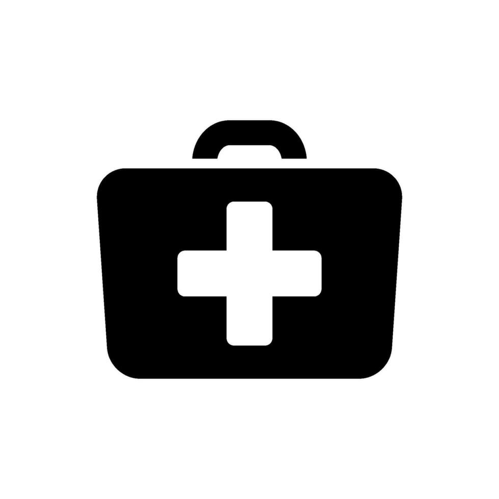 doctors bag icon vector template