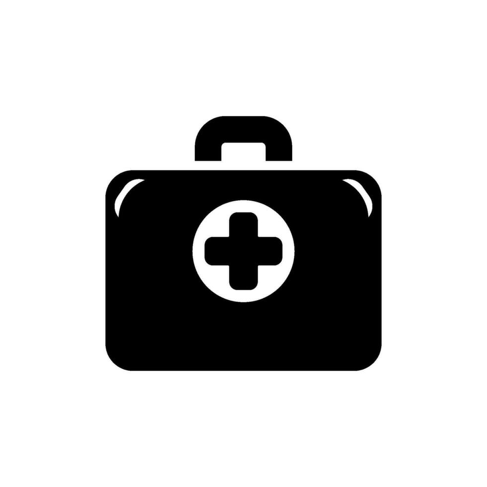 doctors bag icon vector template