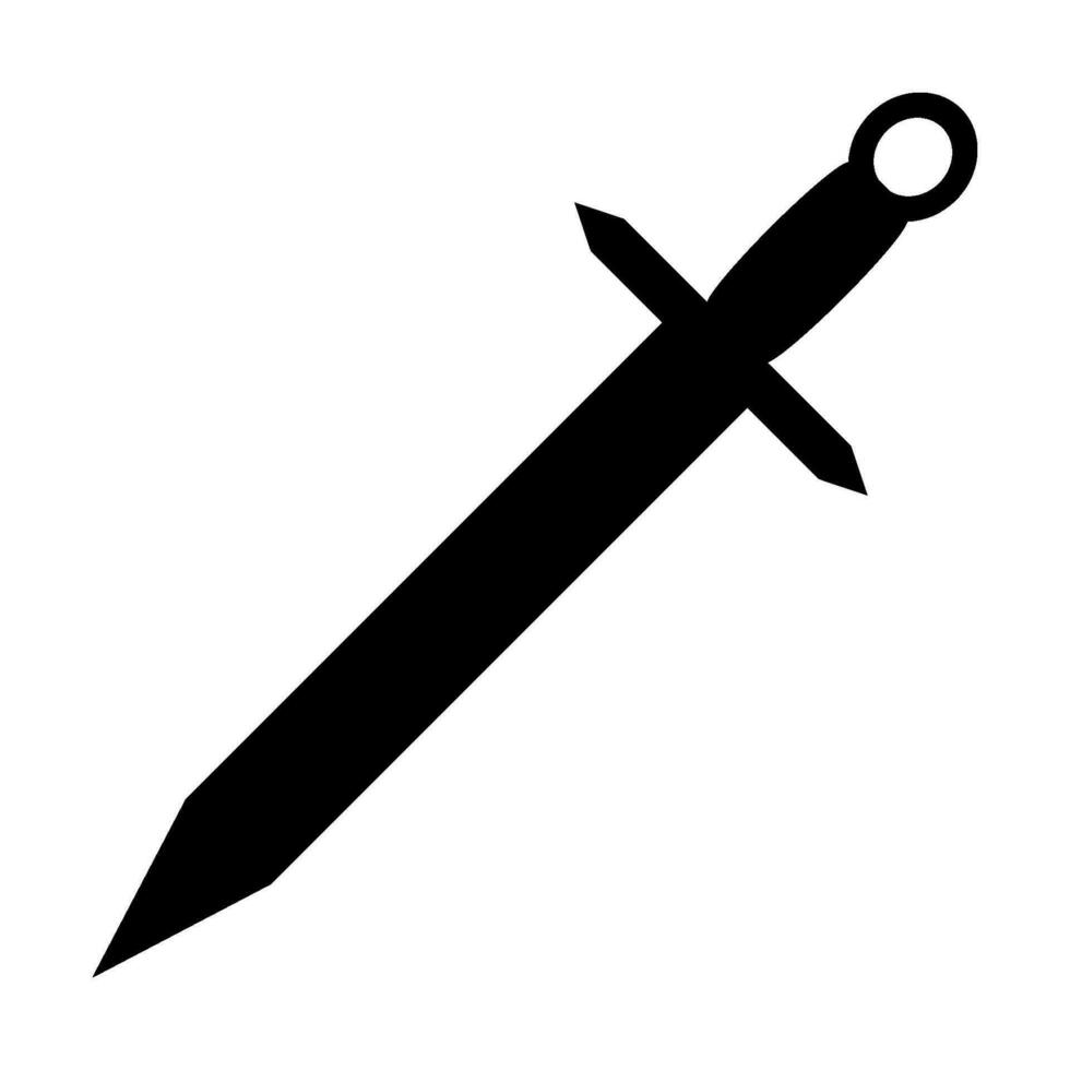 dagger icon design vector template